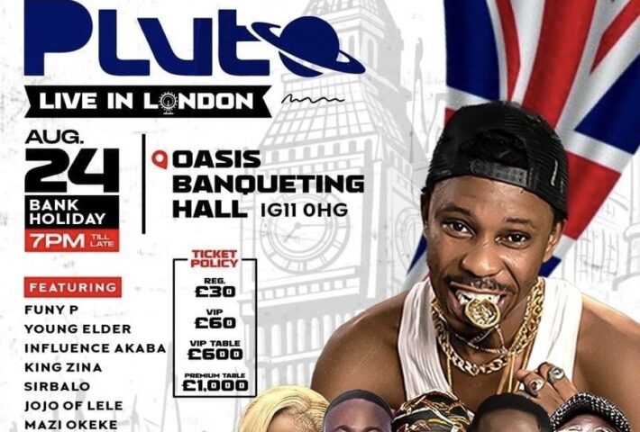 Pluto Live In London