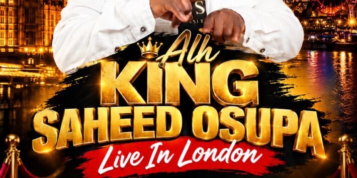 King Saheed Osupa Live in London